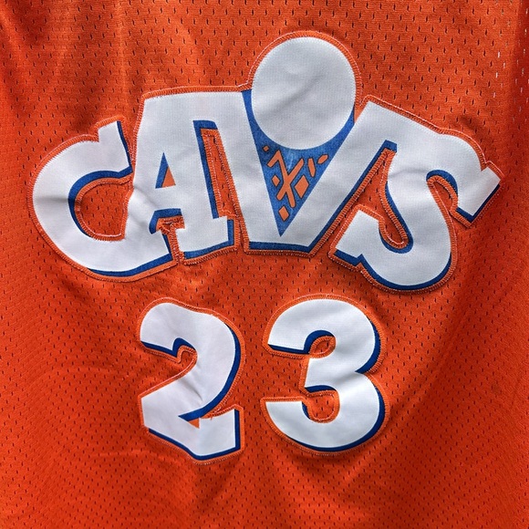 Vintage NBA Adidas Hardwood Classics🔥 Cleveland Cavs Lebron James Jersey - Picture 2 of 8